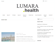 Tablet Screenshot of lumarahealth.com